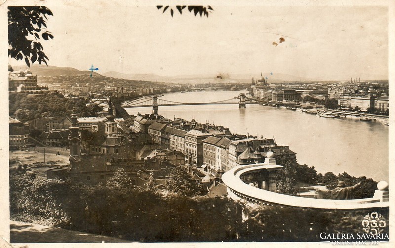 BP - 012 "Budapest - Te csodás" a 30-40-es évekből ---  Dunai látkép