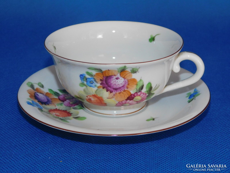 Herend antique tea cup + saucer pair