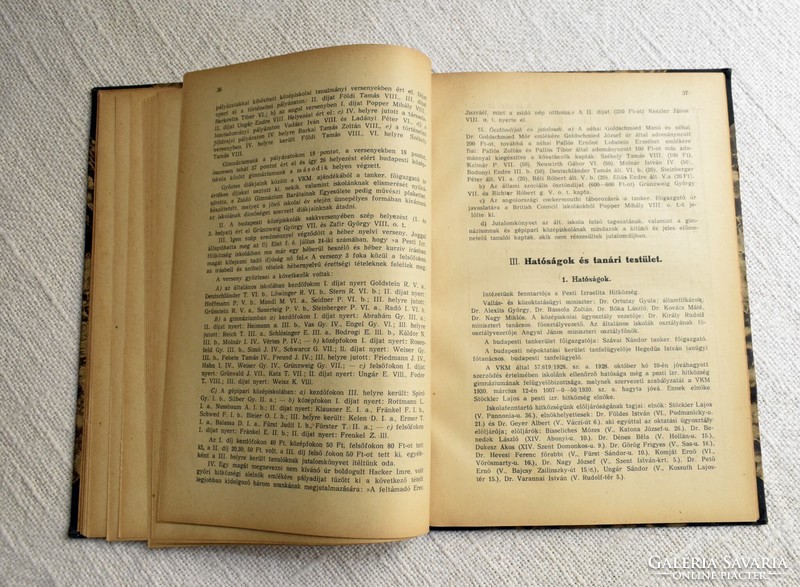 Dr. Fuchs D. Rafael Pesti Izraelita Gimnáziumának évkönyve 1946 - 47 judaizmus