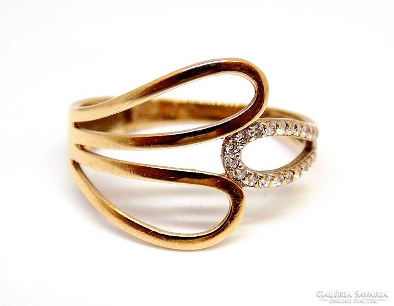 Rozé arany köves gyűrű (ZAL-Au112018)