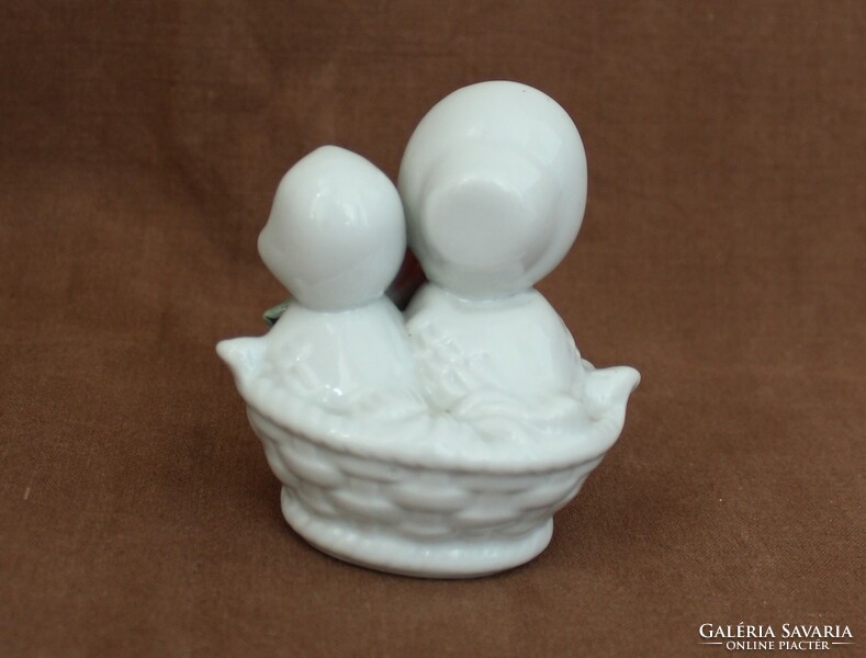 Porcelain chickens