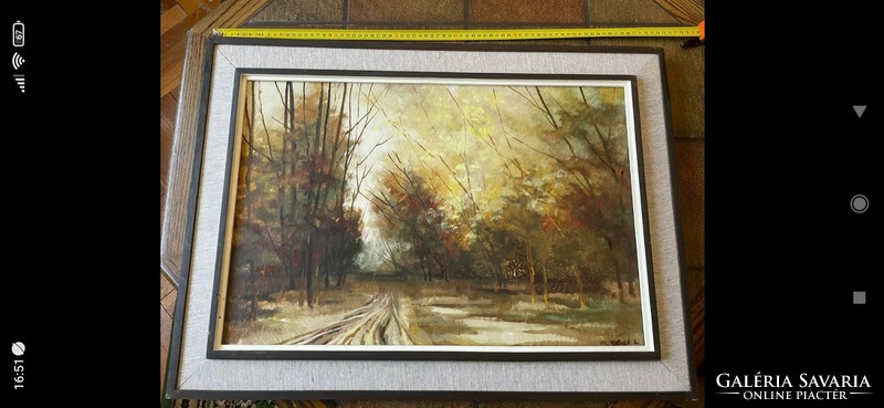 Jenő Keleti Jr.'s painting languid autumn!