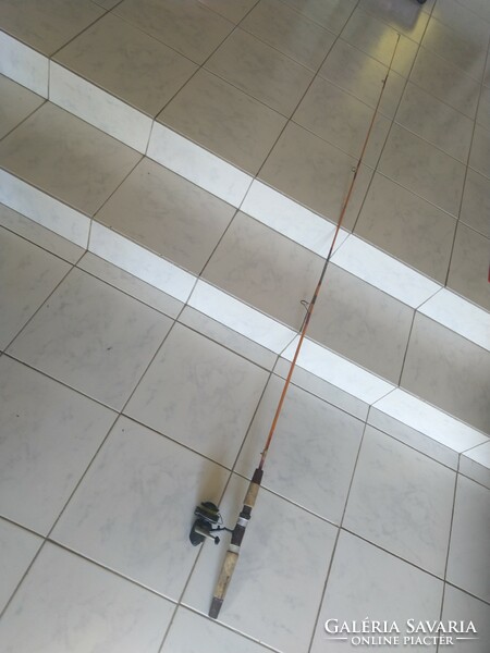 Retro shakespeare fishing rod with reel