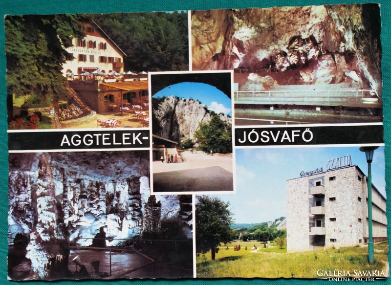 Aggtelek - Jósvafő 3. , postatiszta képeslap, 1976