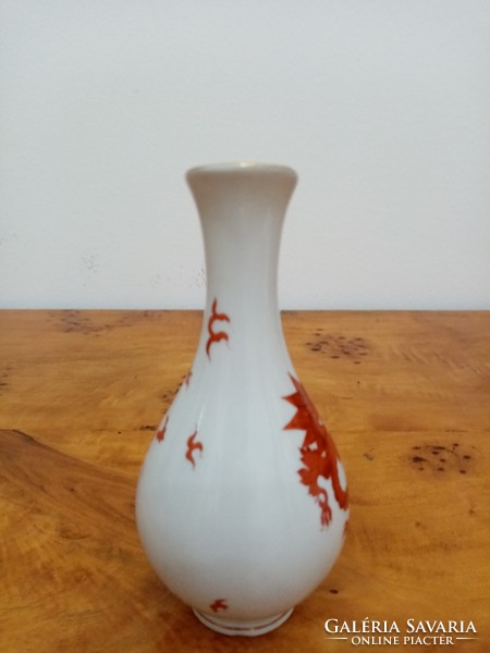 Vintage dragon pattern porcelain vase
