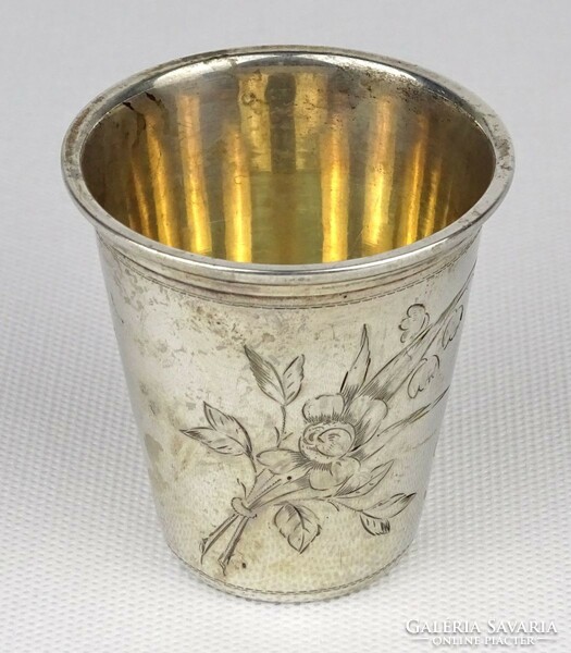 1N332 Régi Tomi feliratos ezüst pohár keresztelőpohár 47g