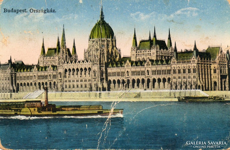 BP - 031 "Budapest - Te csodás" a 30-40-es évekből ---  Parlament (vegyes bérmentesítéssel)