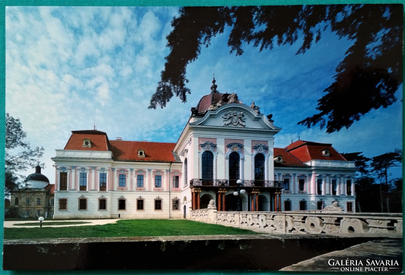 Gödöllő, Királyi Kastély, Főhomlokzat, postatiszta képeslap