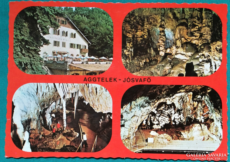Aggtelek - Jósvafő, postatiszta képeslap, 1976