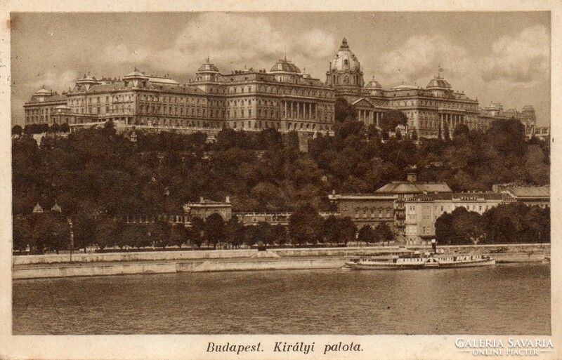 BP - 029 "Budapest - Te csodás" a 30-40-es évekből ---  Királyi palota 1934