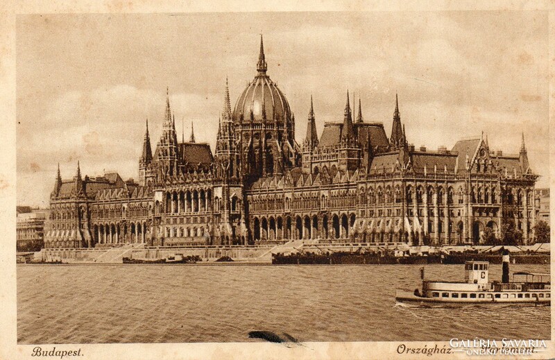 BP - 021 "Budapest - Te csodás" a 30-40-es évekből ---  Országház (Dívald fotó)