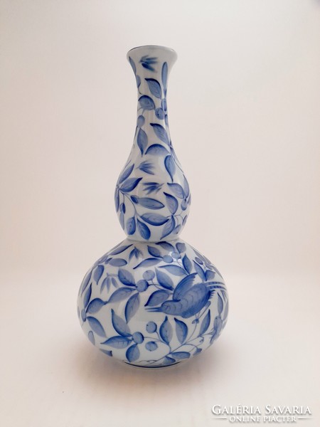 Herend vase, lamp, with bird pattern, 23.5 cm