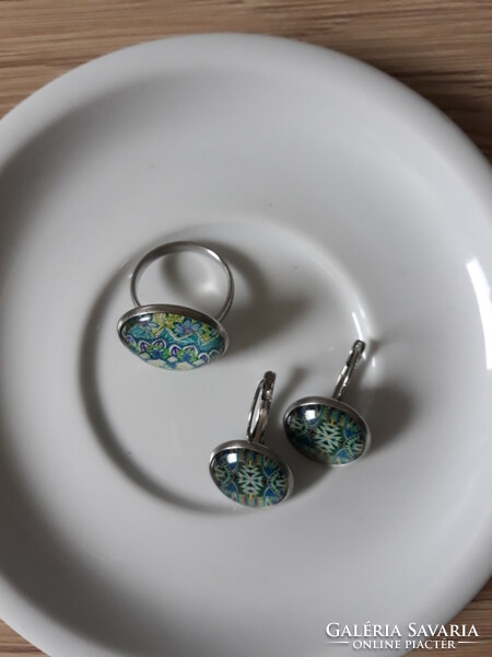 Ring-earring jewelry set
