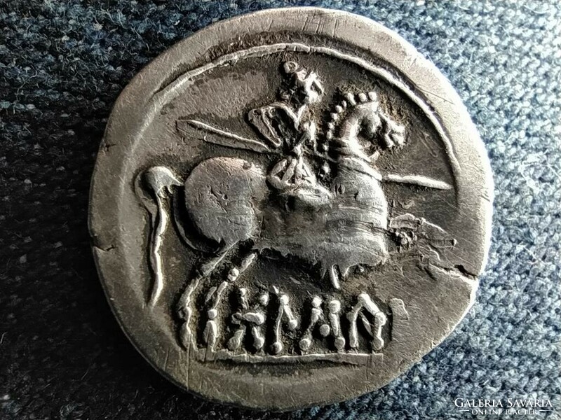 Spanyolország Iberia, Bolskan ezüst 1 Dénár 72-80 BC (id60031)