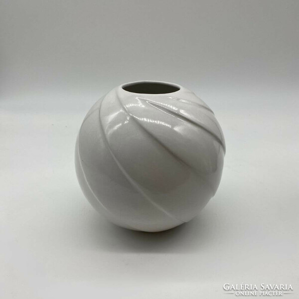 Csavart mintázatú art deco váza - M1415