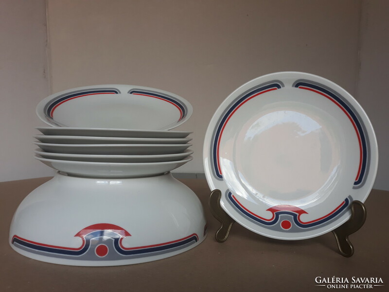 Alföldi porcelain canteen patterned small plates and side dishes