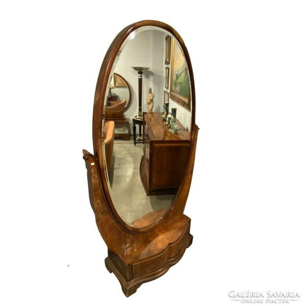 Art deco large standing mirror - b415