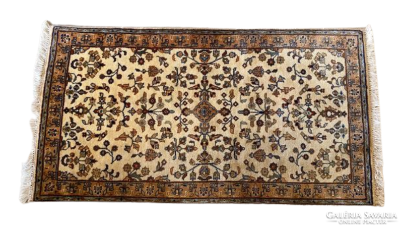 Iran Isfahan Persian carpet 140x71 cm