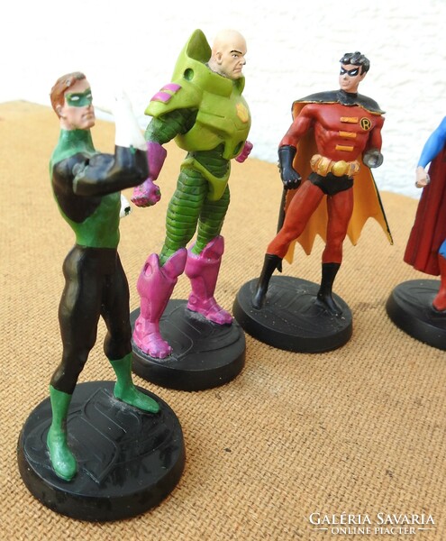 Retro toy soldier collection - lead soldiers - comic book heroes - batman - superman etc... Together