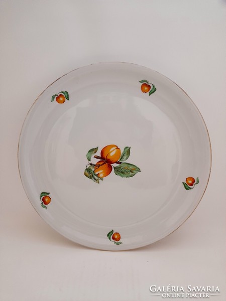 Alföldi porcelain peach pattern large bowl, 28 cm