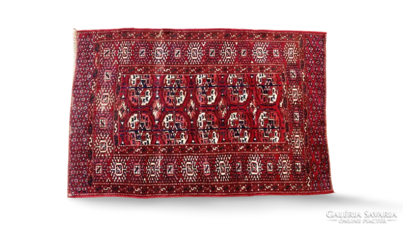 Antik türkmén tekke gölös szőnyeg 122x81 cm