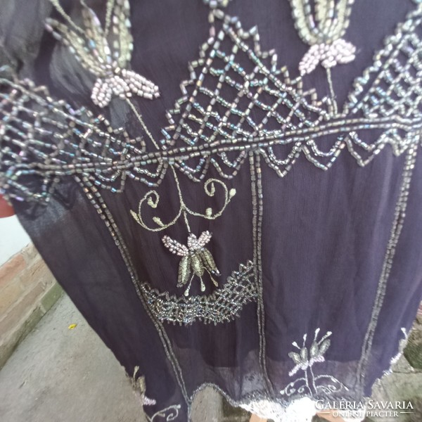 Dreamy dress/tunic embroidered with pearls