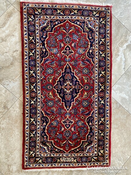 Iran Keshan perzsaszőnyeg 130x70cm