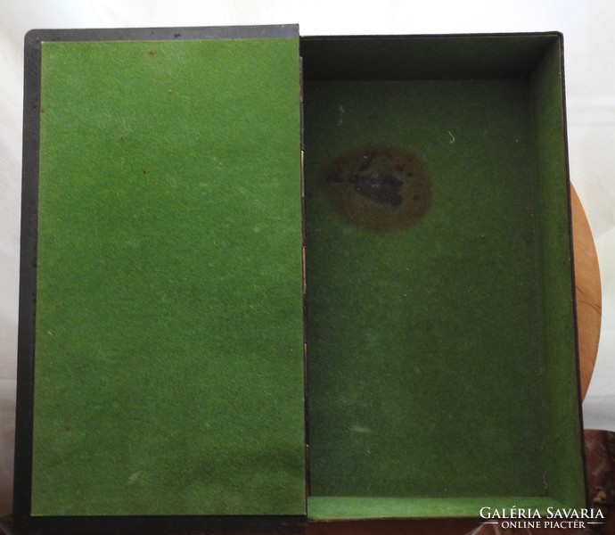 Iparművészeti réz könyv alakú doboz - díszdoboz