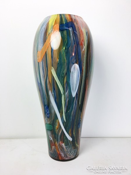 Hatalmas Murano üveg váza 41cm - 51145