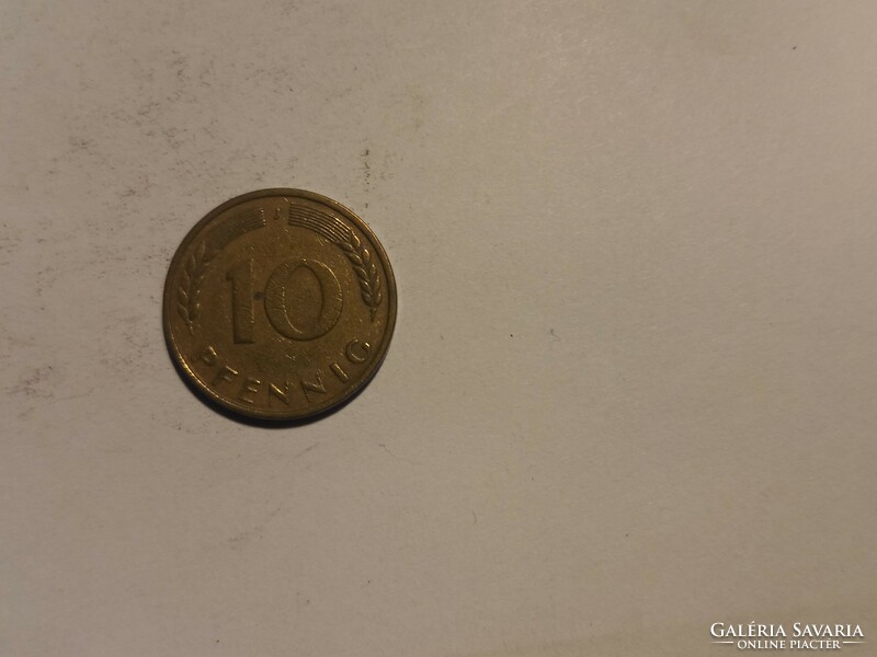 1950 10 pfennig j