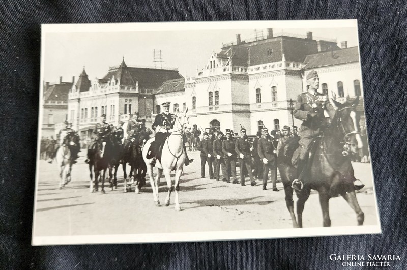 ERDÉLY FELSZABADULÁSA 1940 CLUJ Kolozsvár bevonulás korabeli képeslap Horthy Miklós kormányzó