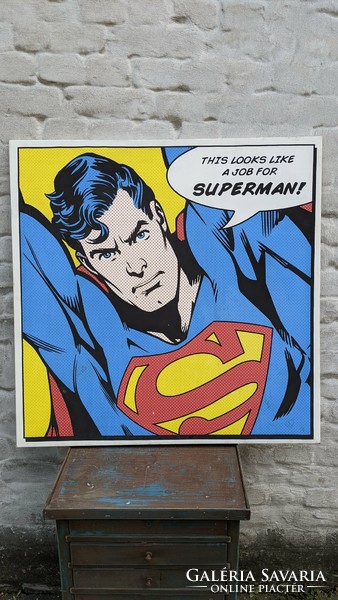 Superman print (roy lichtenstein)