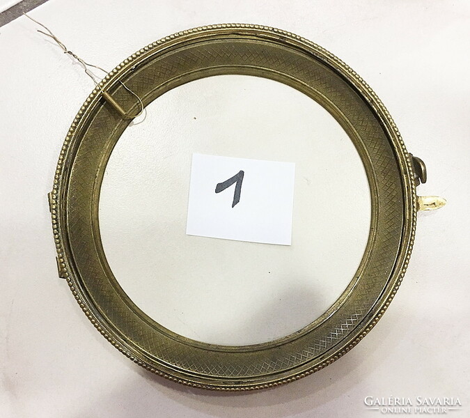Bronze dial and door ring for Empire, Biedermeier table or frame clocks /from clock heritage/