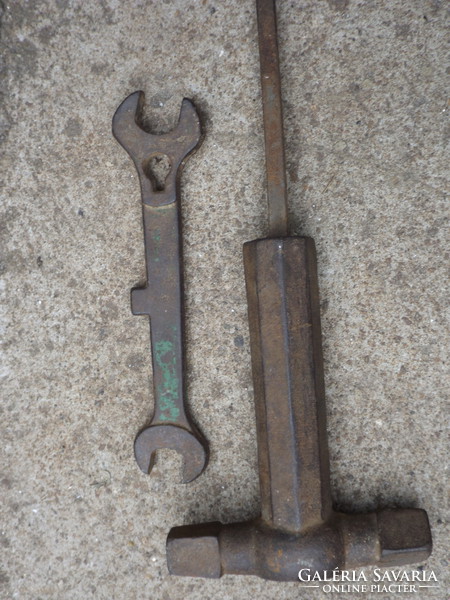 Rare German wehrmacht 200 liter barrel wrench and gk wrenches 3 in one.