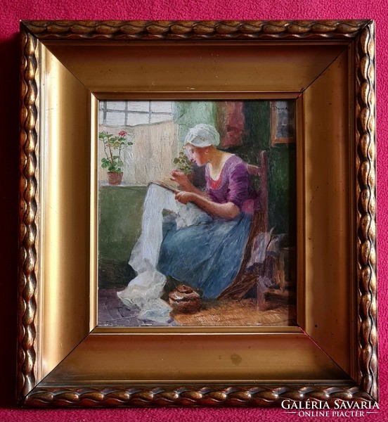 Carl duxa (1871 - 1937): embroidery