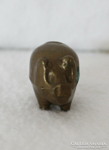 Solid miniature copper pig