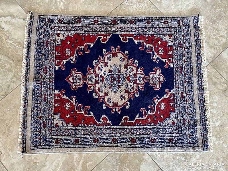 Pakistan bokhara 3ply carpet 85x65cm