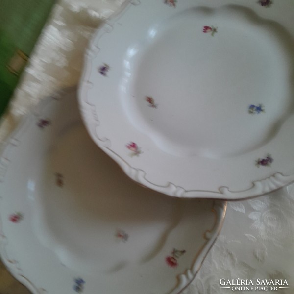 Zsolnay pajzspecsetes lapos tányér  párban