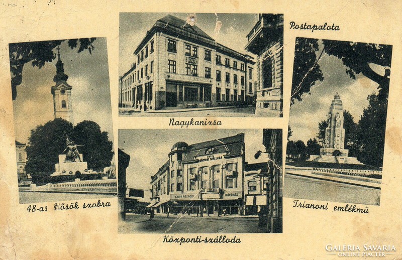 C - 035 run Hungarian postcard Nagykanizsa (weinstock photo)