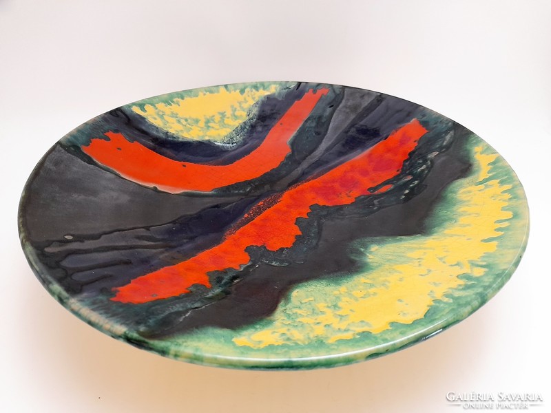 Retro ceramic wall plate, 28.5 cm