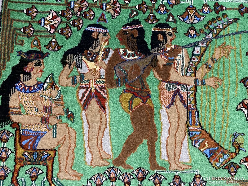 Egyiptomi kézi csomózású szőnyeg