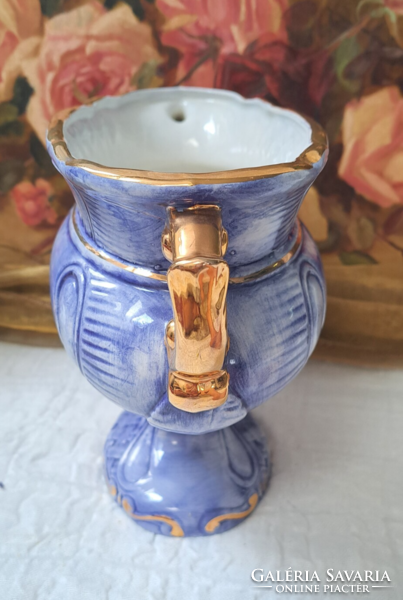 Italian scenic ceramic Caspova vase