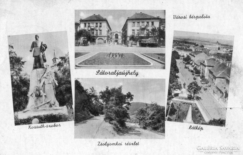 C - 079 Futott magyar képeslap   Sátoraljaújhely  1944  (Weinstock fotó)