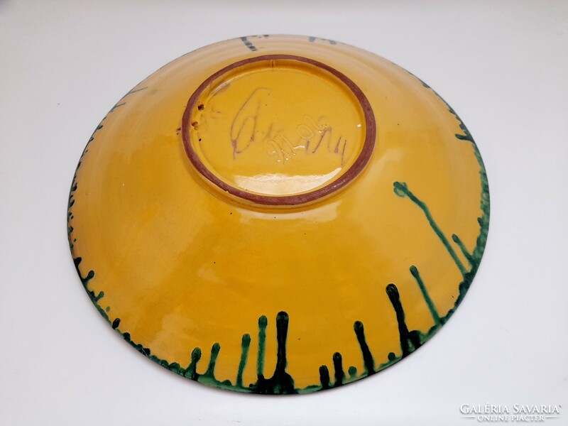 Retro ceramic wall plate, 28.5 cm