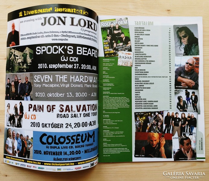 Rockinform magazin 10/7 Kowalsky Iron Maiden Neo Radar Danzig Joystix Helmet Godsmack Volbeat