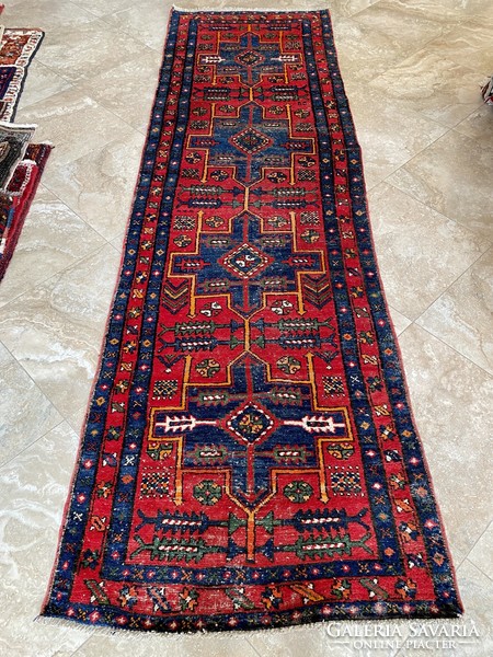Iran Hosseinabad patina szőnyeg 310x95cm