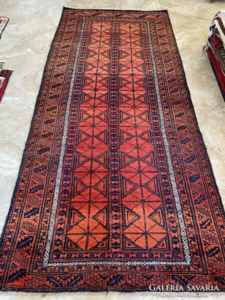 Antique special afghan carpet 313x134cm