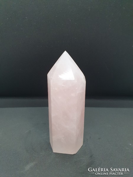Rose quartz obelisk