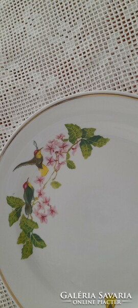 Zsolnay madaras lapos és mély tányér