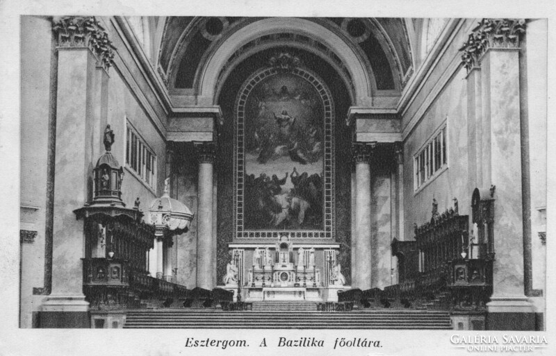 C - 113 Esztergom 1941 high altar of the basilica